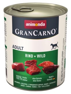Animonda GranCarno Adult Rind Wild Wołowina + Dziczyzna puszka 800g