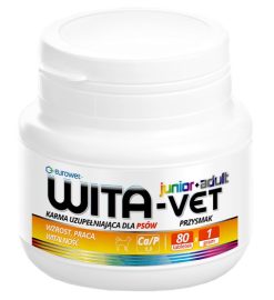 Eurowet Wita-Vet Junior + Adult dla psów <25kg 1g 80tabl