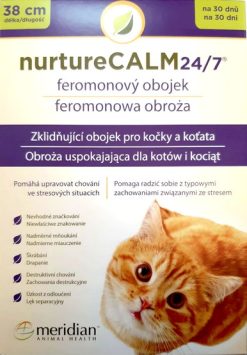 Meridian Animal Health Obroża feromonowa dla kota (uspokajająca) NurtureCalm 24/7