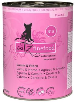 Catz Finefood N.19 Jagnięcina i Konina puszka 400g