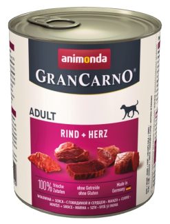 Animonda GranCarno Adult Rind Herz Wołowina + Serca puszka 800g