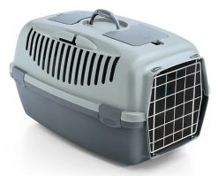 Stefanplast Transporter Gulliver 2 metalowe drzwi szary [97351]