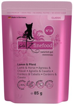 Catz Finefood N.19 Jagnięcina i Konina saszetka 85g