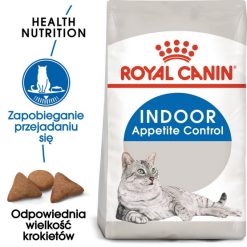 Royal Canin Feline Royal Canin Indoor Apetite Control karma sucha dla kotów dorosłych przebywających w domu, domagających się jedzenia 400g