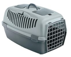 Stefanplast Transporter Gulliver 2 plastikowe drzwi szaro-brązowy [97353]