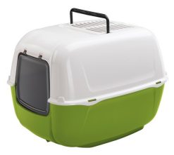 Ferplast Prima New Toaleta dla kota biało-zielona [72053799EL]