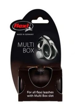 Flexi Multi Box czarny - dodatkowy pojemnik do smyczy